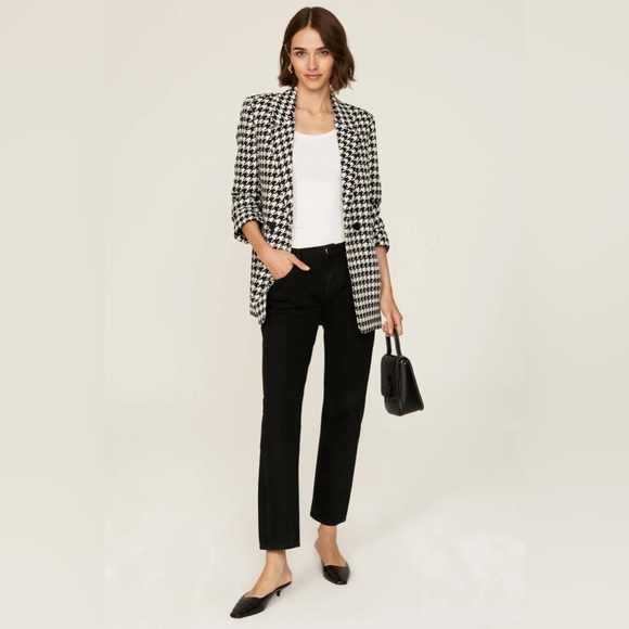 Anine Bing Madeleine Houndstooth Blazer - Picture 7 of 16